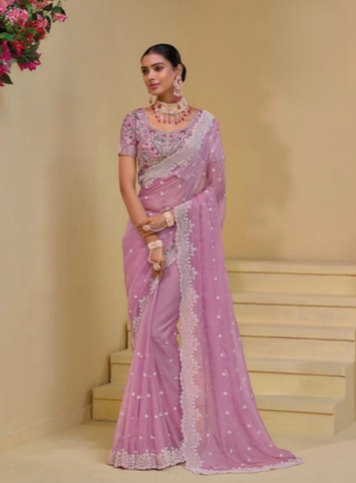 Black Banarasi Tuscany Cut Dana Moti Sequence Heavy Work Saree
